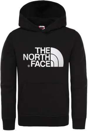 The North Face Kids Drew Peak Pullover Hoodie TNF Black TNF White